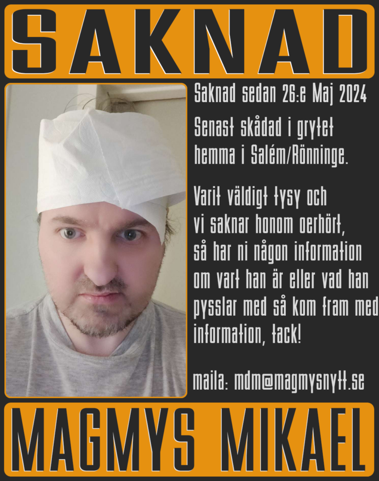 Micke saknad